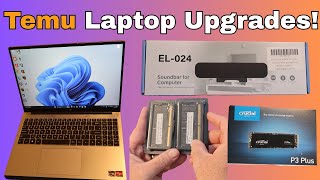 Upgrading The Cheap Temu Laptop - Can We Get Even Better Performance???