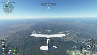 MSFS2020: Flight from Modesto, CA (KMOD) to Nevada County (KGOO) - Full AI Control