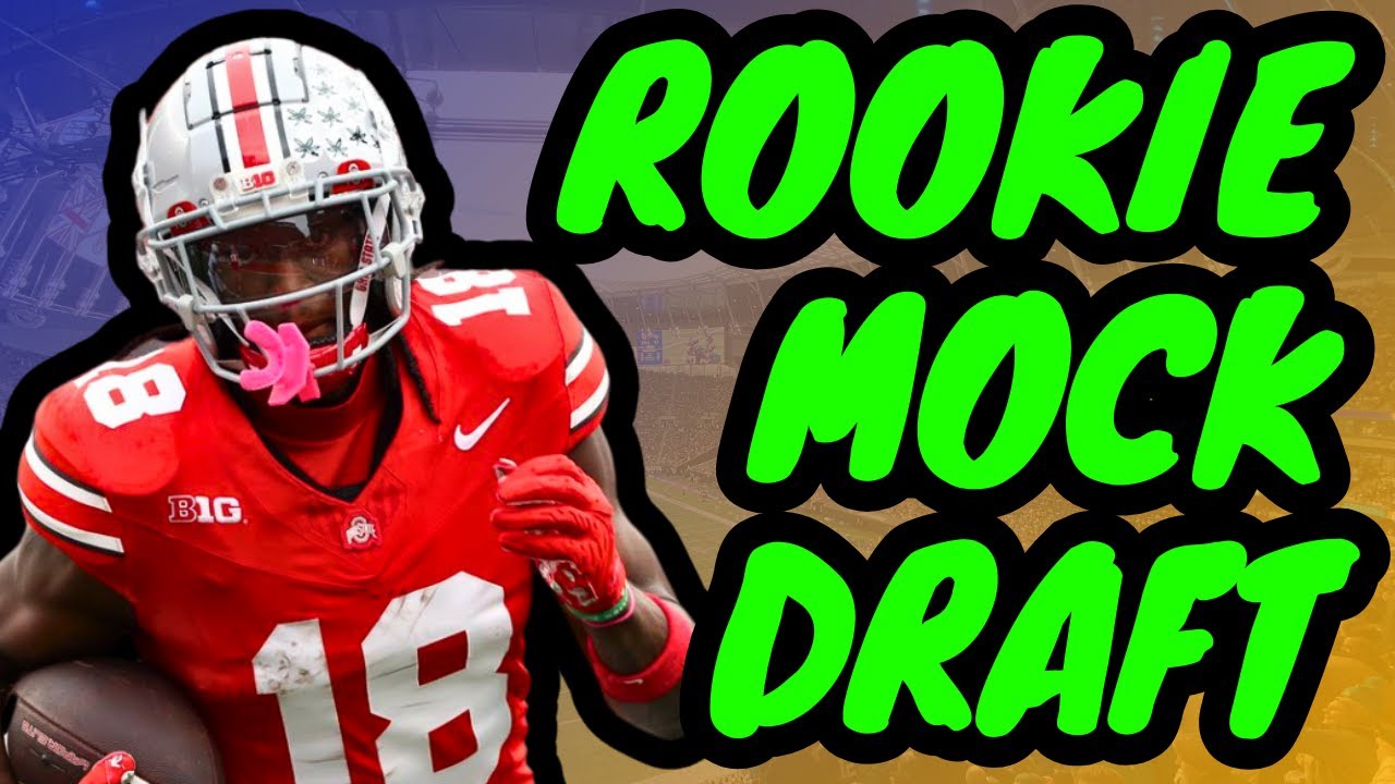 2024 Dynasty Rookie Mock Draft 1QB Expert Picks Sleeper Picks