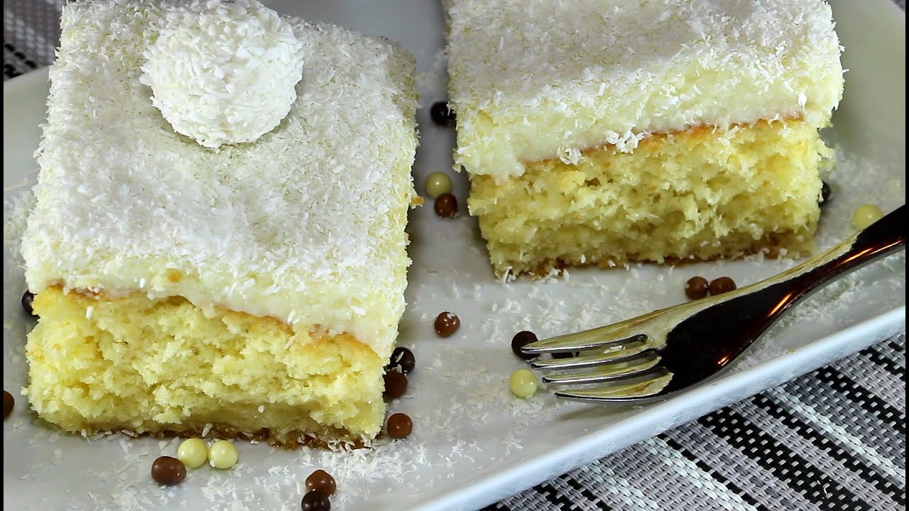 Rafaelo kolač sa prelivom