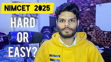 HARD OR EASY ? | NIMCET 2025 | NEW YEAR MOTIVATION | #nimcet2025