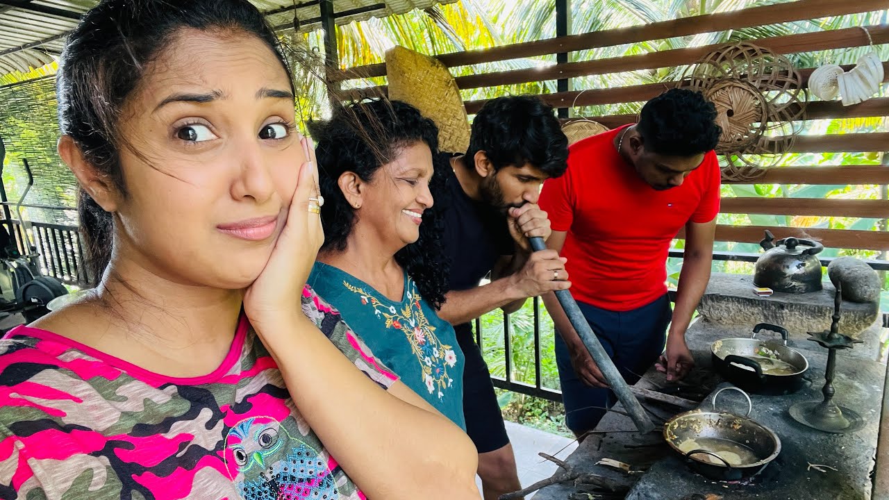 යකා නටපු අපේ කුස්සිය 😬😱🤦🏻‍♀️-Sangeeth Dini Vlogs| Family Vlog