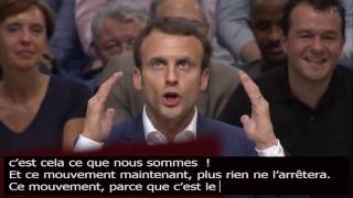 Macron promet la victoire en 2017 à ses partisans