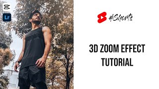 3D Zoom Effect CAPCUT Tutorial - Turn any photo to 3D! #Shorts