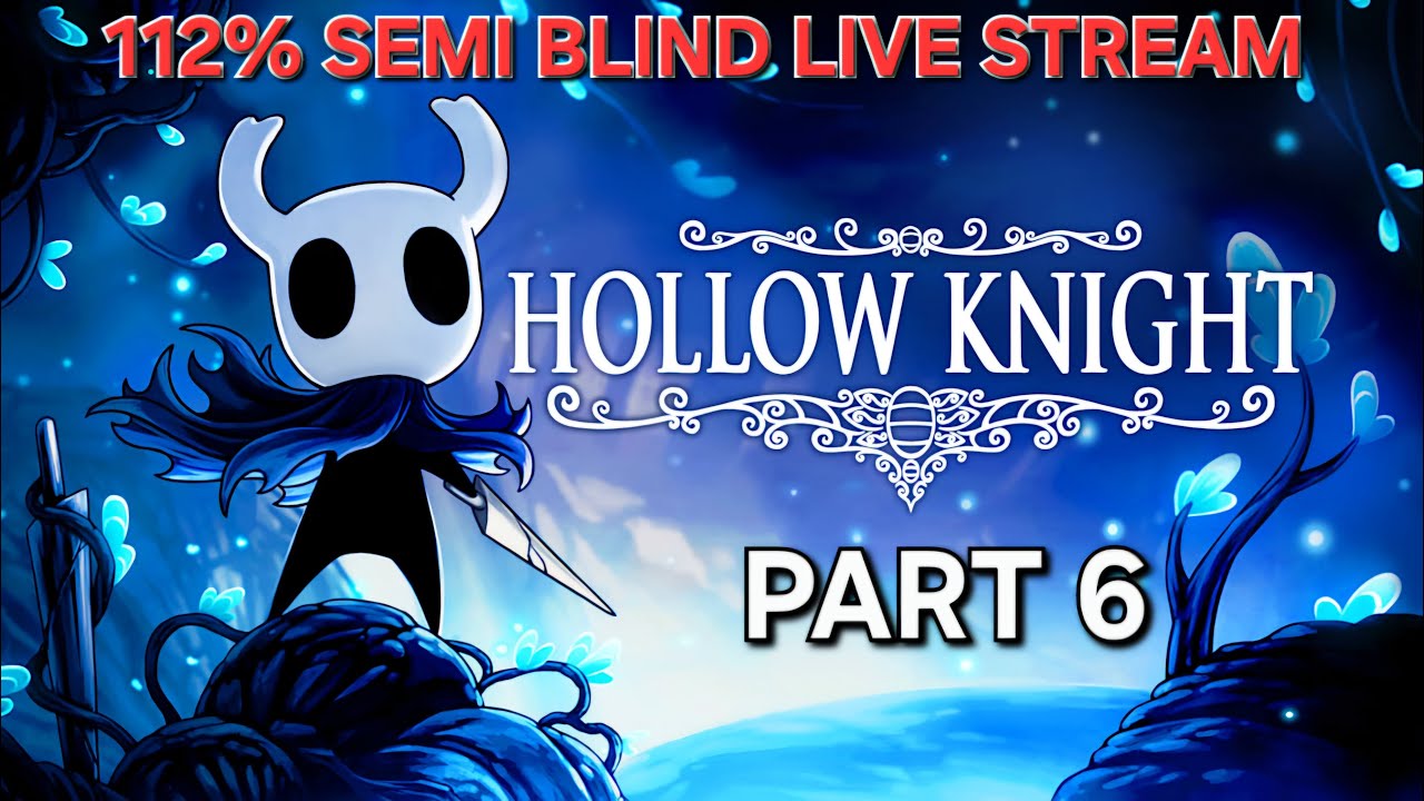 Double jump acquired now... Lets complete this map  (112% semi blind hollow knight livestream)