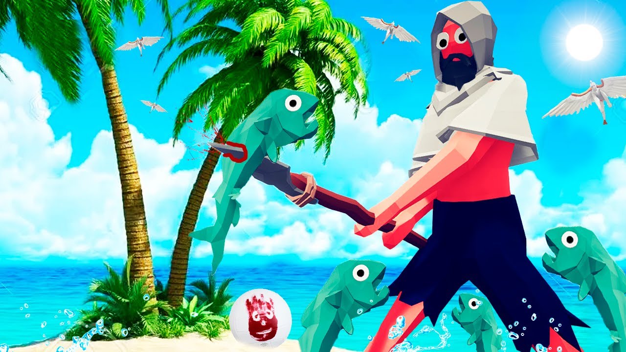 LA VIDA DE UN NAUFRAGO | TOTALLY ACCURATE BATTLE SIMULATOR