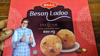 Bikaji Besan Ladoo Unbox And Review