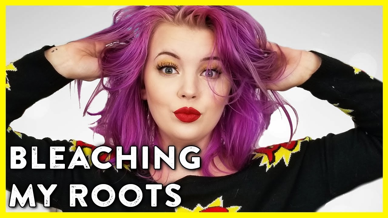 How I Bleach My Roots (Without Frying My Hair) YouTube