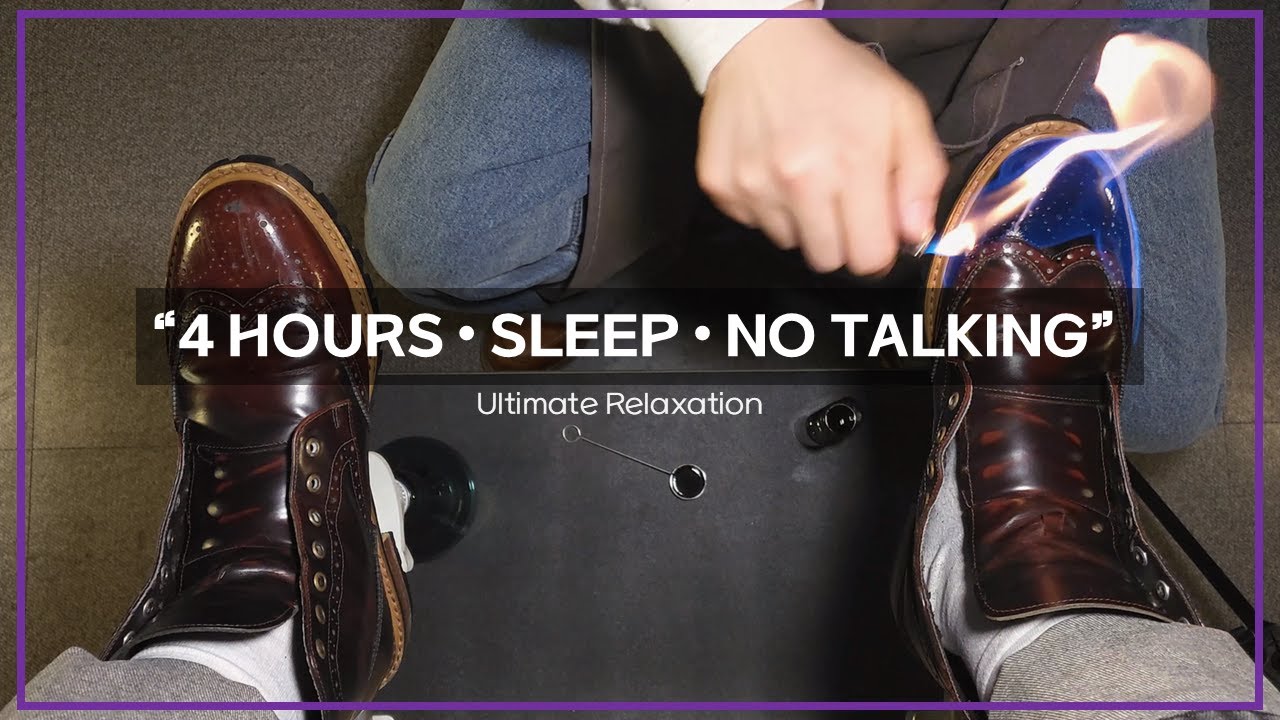 First Friday Sleep Edition | 4 HOURS of Shoe Shine ASMR (No Talking)  Deep Sleep & Relaxation