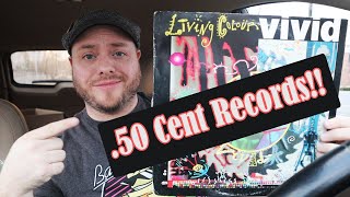 .50 CENT RECORDS ! Hunting Vinyl records at thrift shops Flea Markets etc