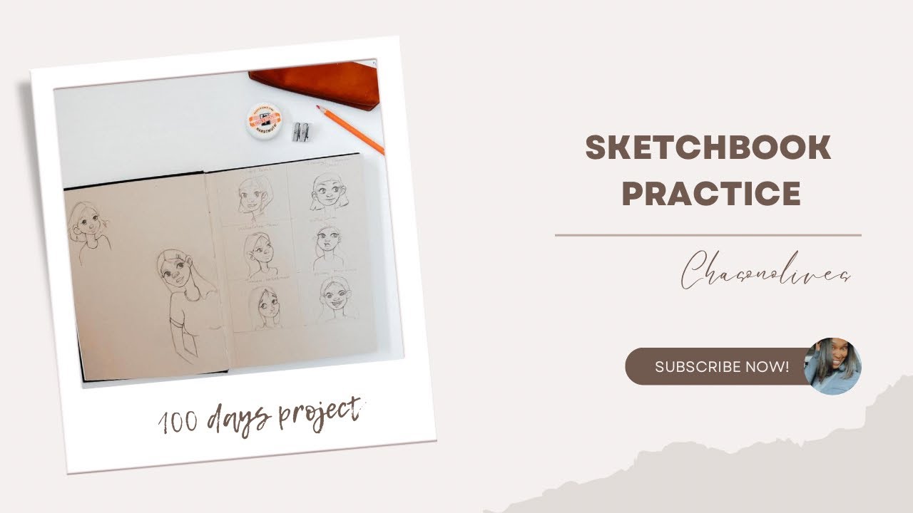 100 Days of sketchbook practice - YouTube