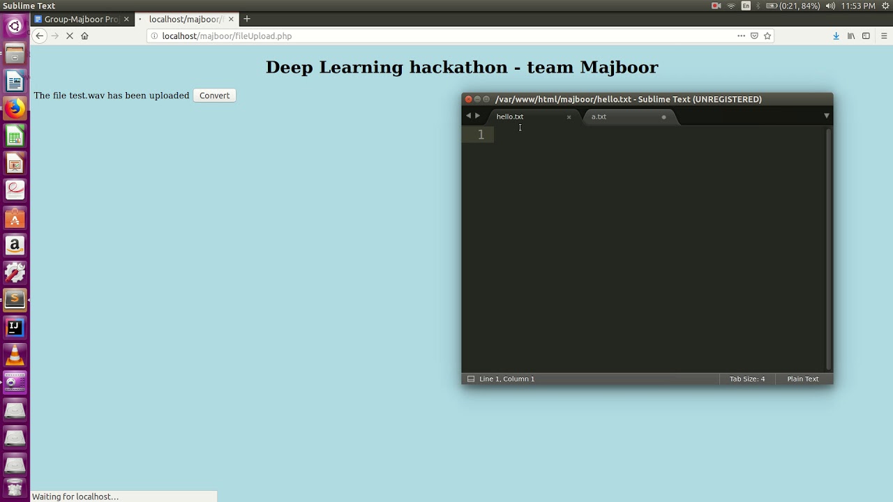 demo hackathon - YouTube