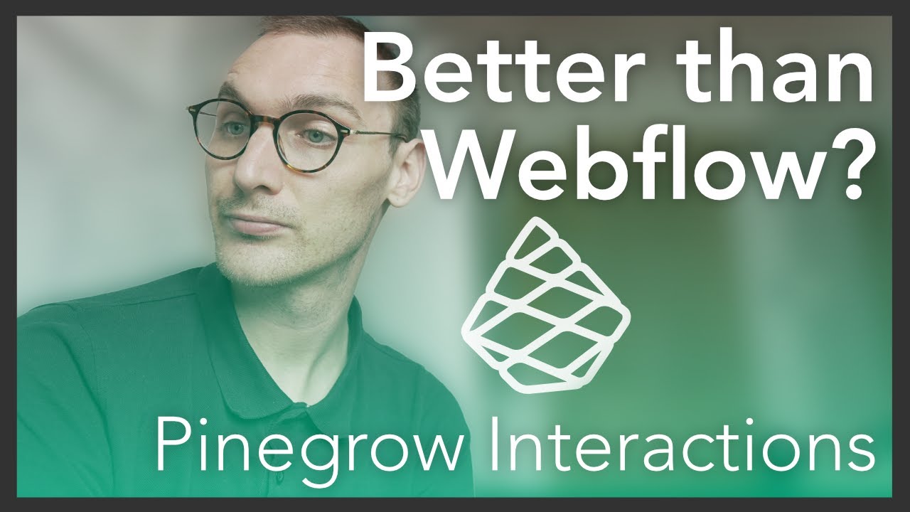 Pinegrow Interactions: First Look! - YouTube