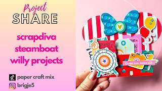 Scrapdiva Steamboat Willy Projectshare @ScrapDiva29