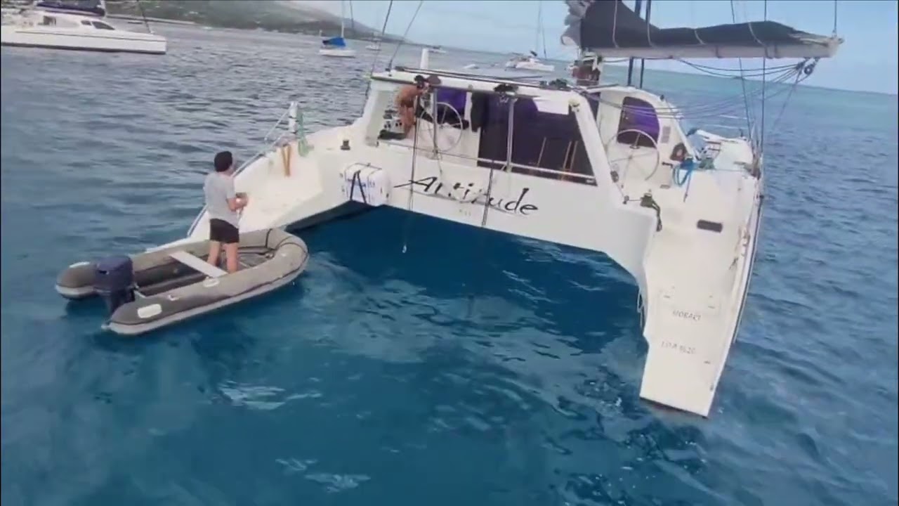 ⁣Ce bateau à peine arrivé à peine parti ! Nous avons dû gérer avec le stress son bateau 😱😱😱
