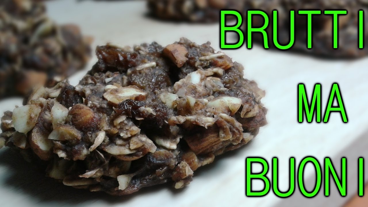 BRUTTI MA BUONI VEGANI CON MANDORLE E FIOCCHI D'AVENA | SENZA ZUCCHERO