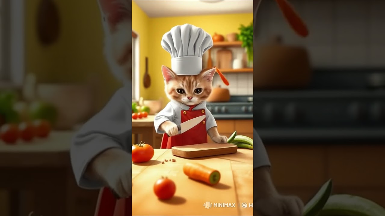 The adventure of a kitten in a magic kitchen || Kitten's Journey