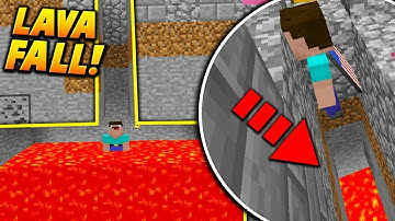 Minecraft tutorial: How to make a lava pit trap