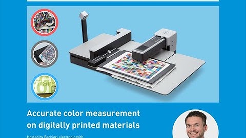 Webinar: Accurate Color Measurement on Digitally Printed Materials