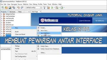 Membuat Pewarisan Antar Interface Java Menggunakan NetBeans