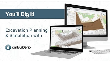 Can you dig it? Yes you can! Excavation Planning and Simulation with cmBuilder.io