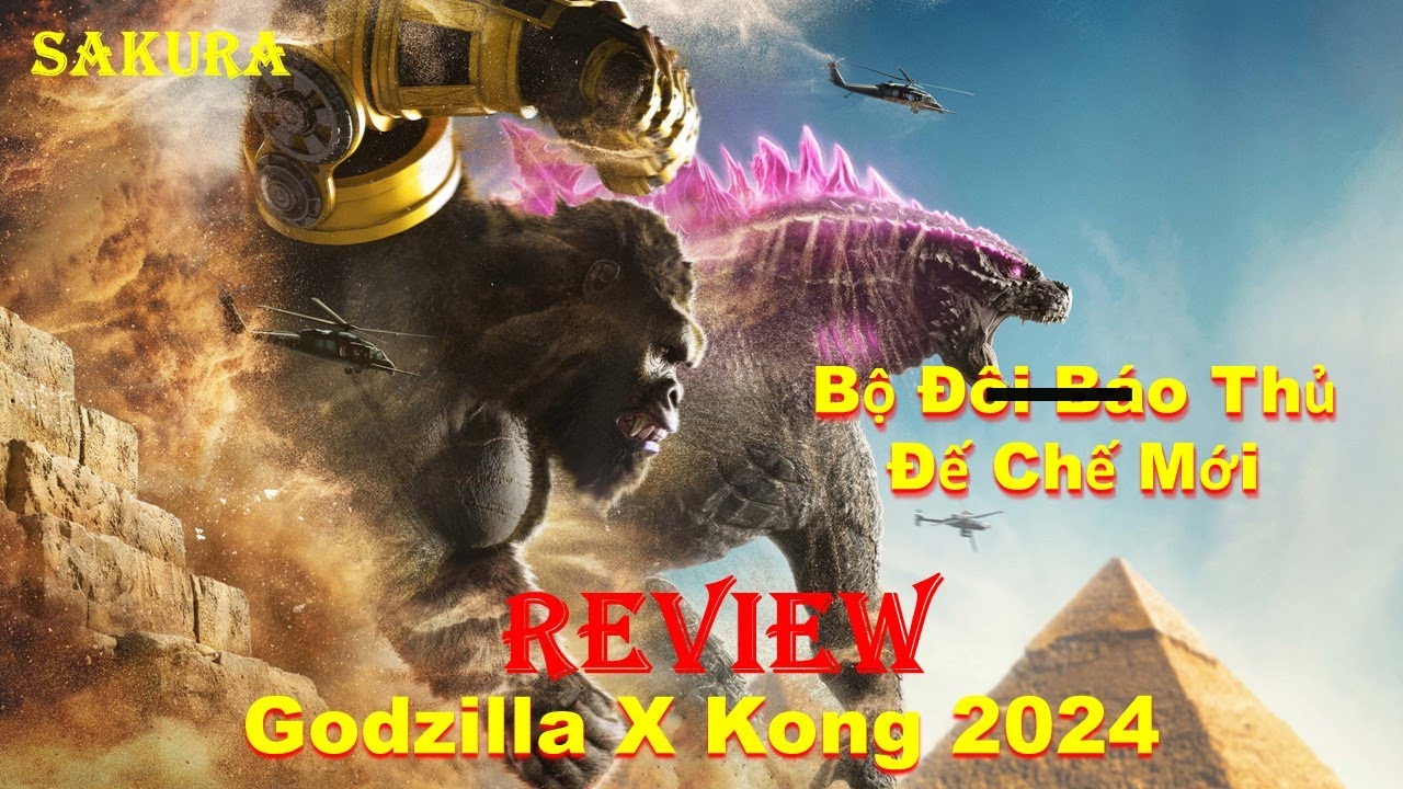 ⁣REVIEW PHIM GODZILLA X KONG ĐẾ CHẾ MỚI 2024 || SAKURA REVIEW