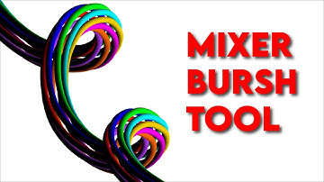 ADOBE PHOTOSHOP TUTORIAL 3D TEXT EFFECT WITH MIXER BRUSH TOOL