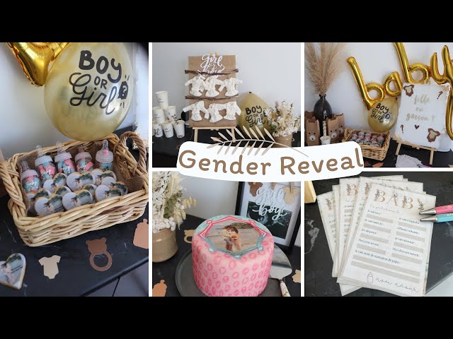 Gender reveal party ♡ DIY, idées, préparatifs & révélation