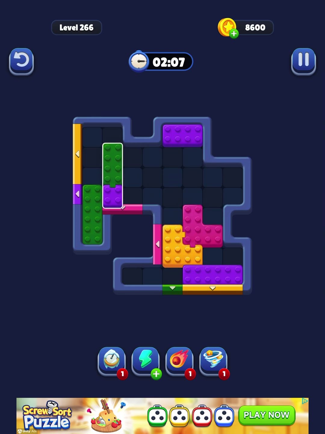 Color block crush level 266 7-4-26 - YouTube