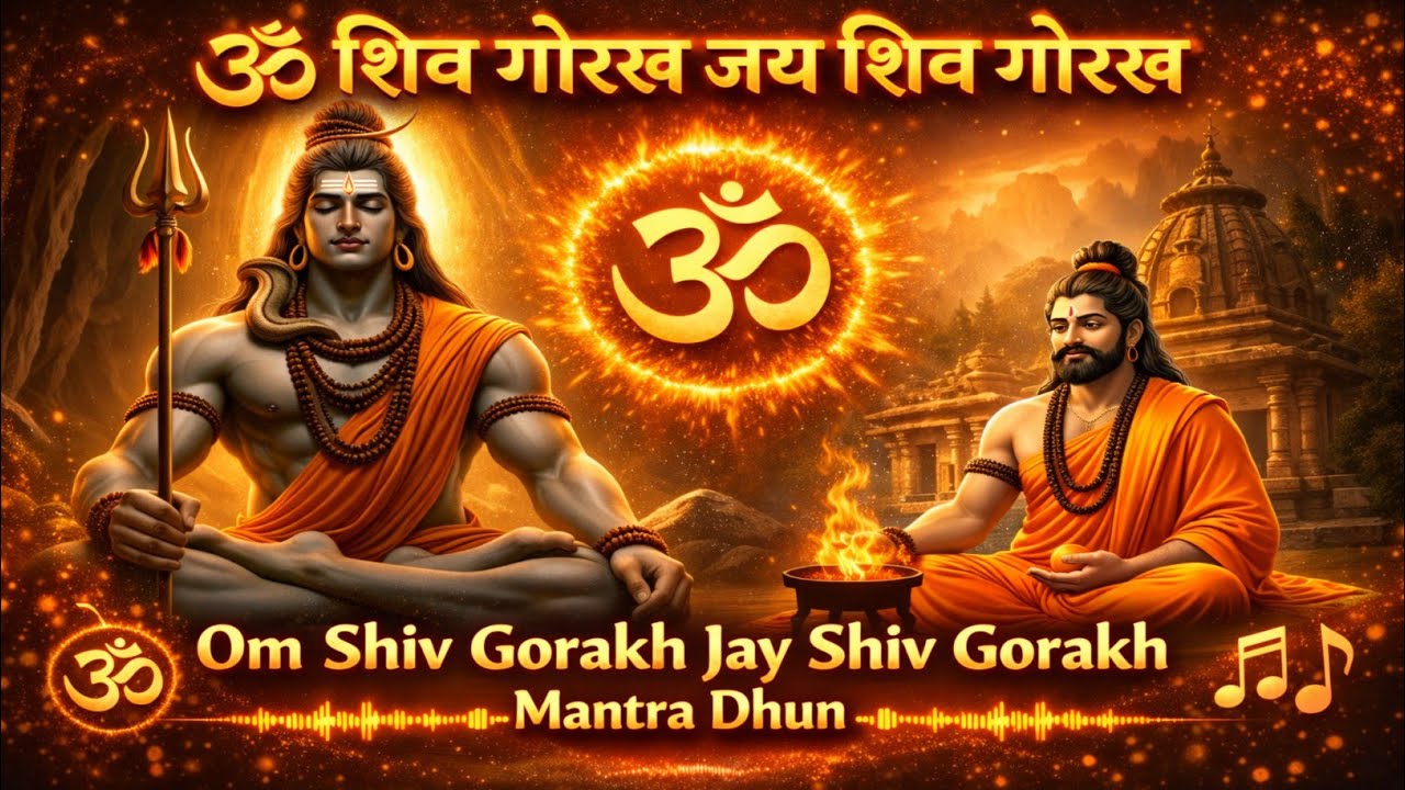 ॐ शिव गोरख जय शिव गोरख मंत्र धुन ,for maditation 