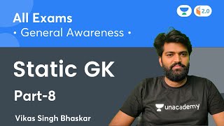 Static GK | General Awareness | Part-8 | All Exams | wifistudy 2.0 | Vikash Bhaskar