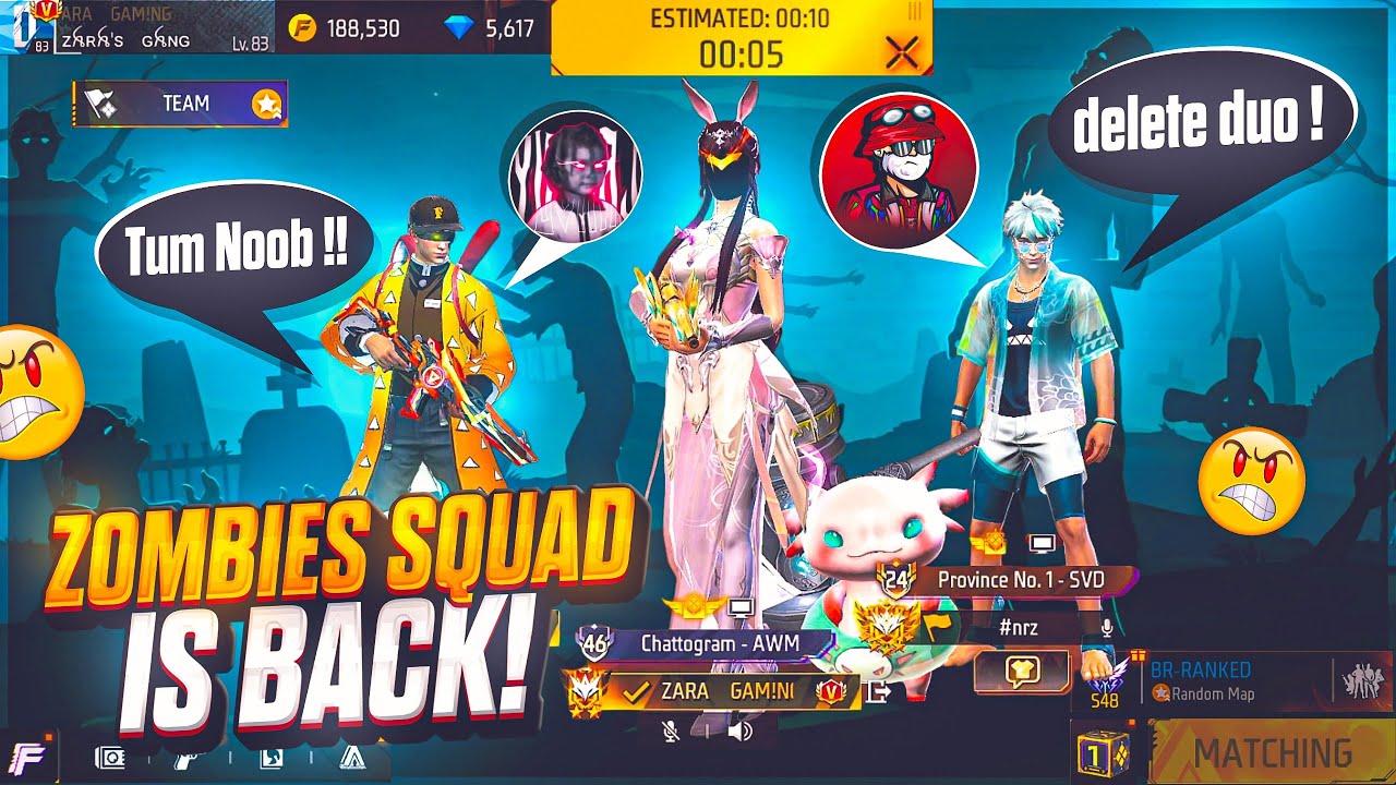 After a Long Time, Zombie Squad Is Back 😱Who is the Best❓