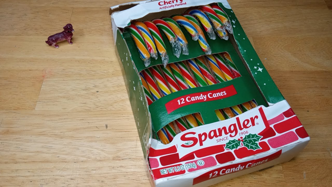 Unboxin Doxin Spangler Cherry Candy Canes YouTube