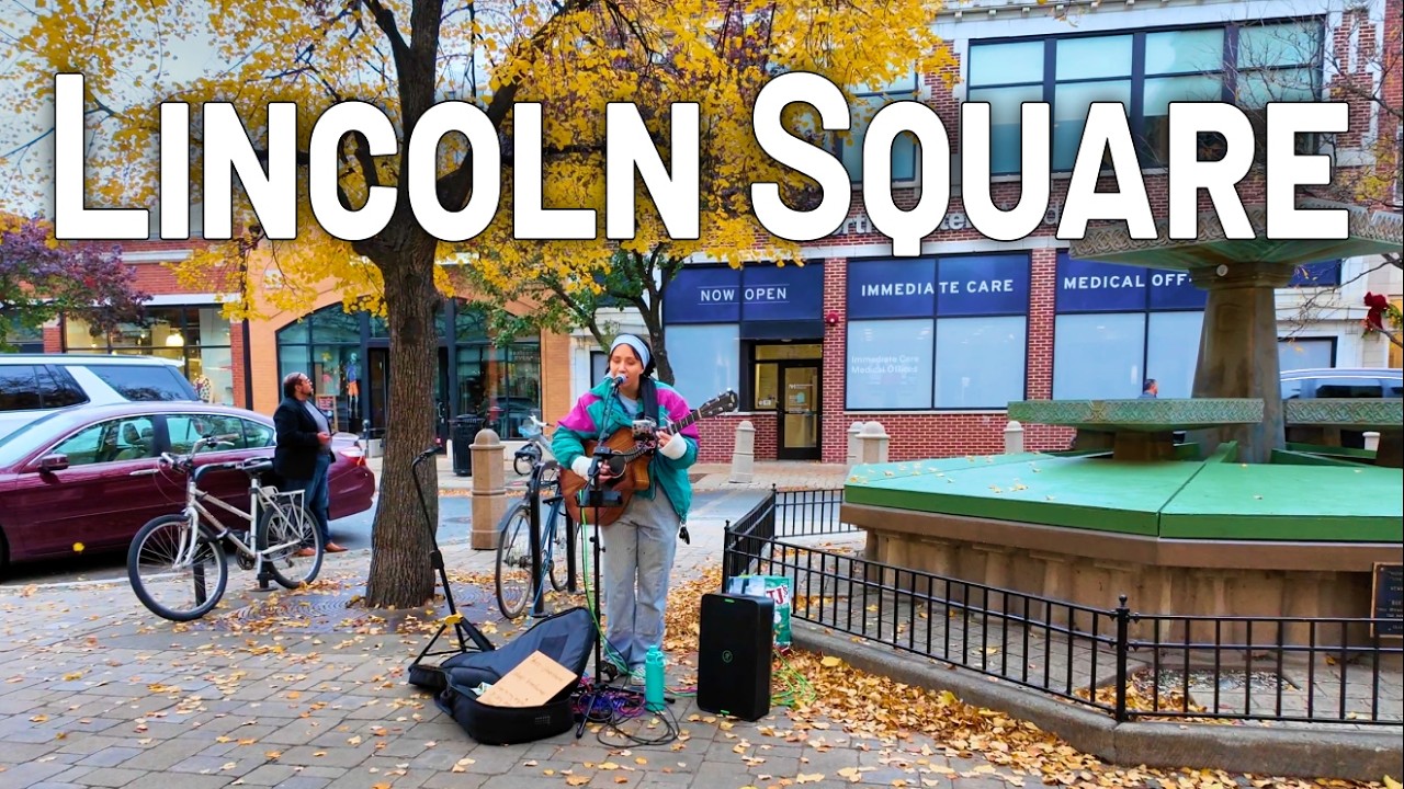 Autumn in Chicago 🍁 Neighborhood Walk in Lincoln Square, November 2025