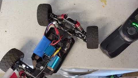 flysky fs-gt5 and fs-bs6 gyro receiver in action