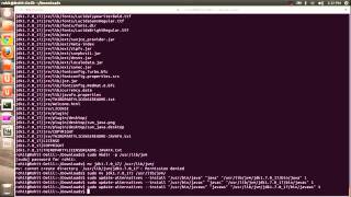 Part 1  Install Java on Ubuntu 12 10   YouTube