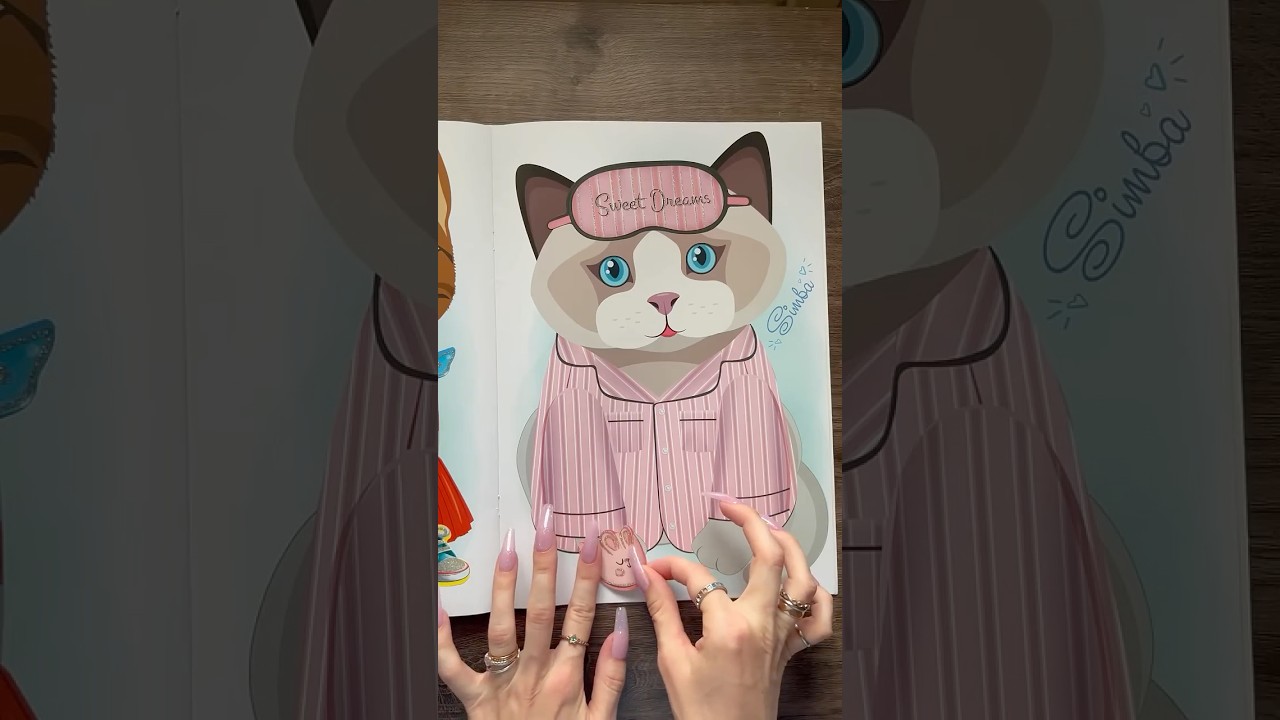 ASMR diy cats & dogs sticker peeling 🐱 