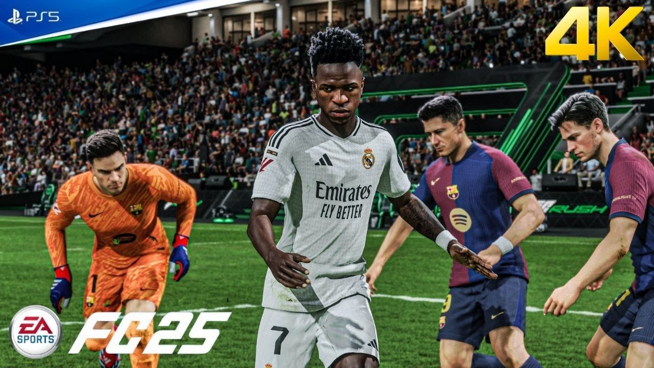 FC 25 - Jogando o Modo Rush com Real Madrid vs Barcelona | El Clásico ...