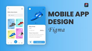 Figma Shoe Ordering Mobile App Design (Figma Mobile Design 2020)