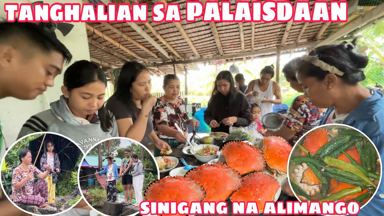 MASAYANG TANGHALIAN SA PALAISDAAN WITH TEAM PAKATAN | NAG SIGANG NG MATATABANG ALIMANGO🤩🦀🦀