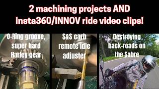 TWO machining projects AND ride clips from my July NC trip!