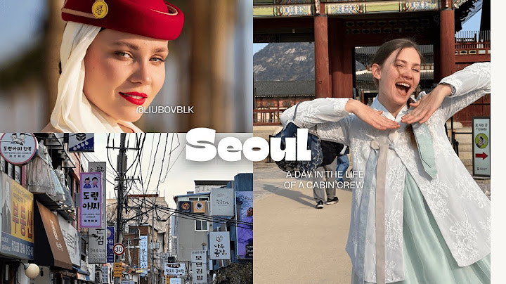 24 hours in Seoul #cabinecrew #emiratescabincrew #flightattendant #aviation #travel #emirates