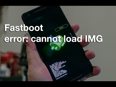Ошибка Fastboot error: cannot load img