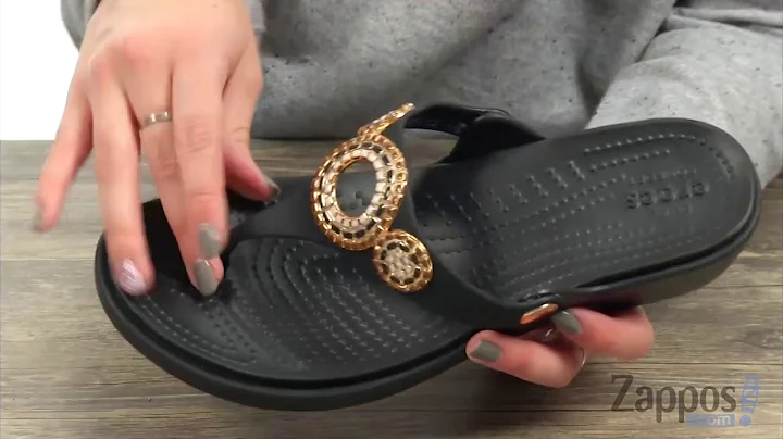 Crocs Sanrah Diamante Wedge Flip SKU: 8990703