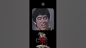 "Learn The Art Of Dying." - Bruce Lee