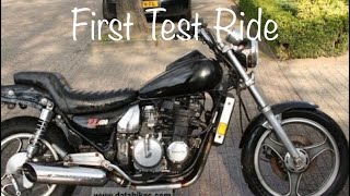 Kawasaki Eliminator. First test ride. -