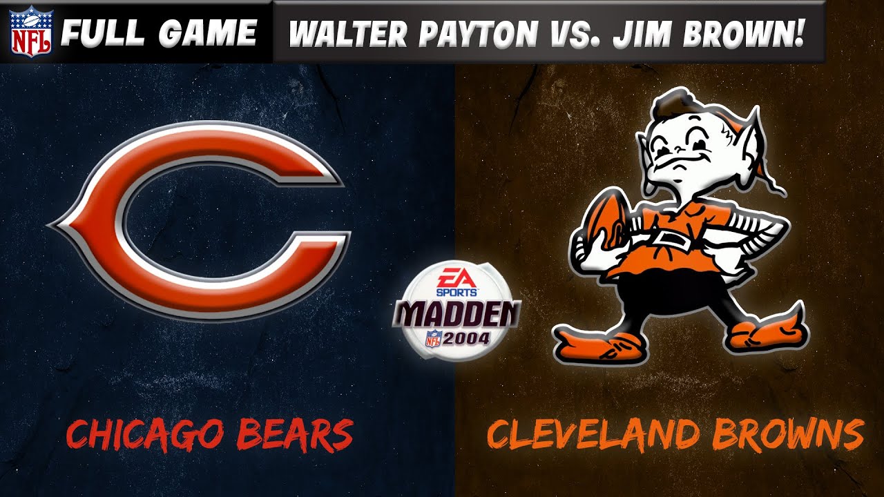 Madden NFL 2004 Historic Teams - 1977 Chicago Bears vs. 1965 Cleveland Browns