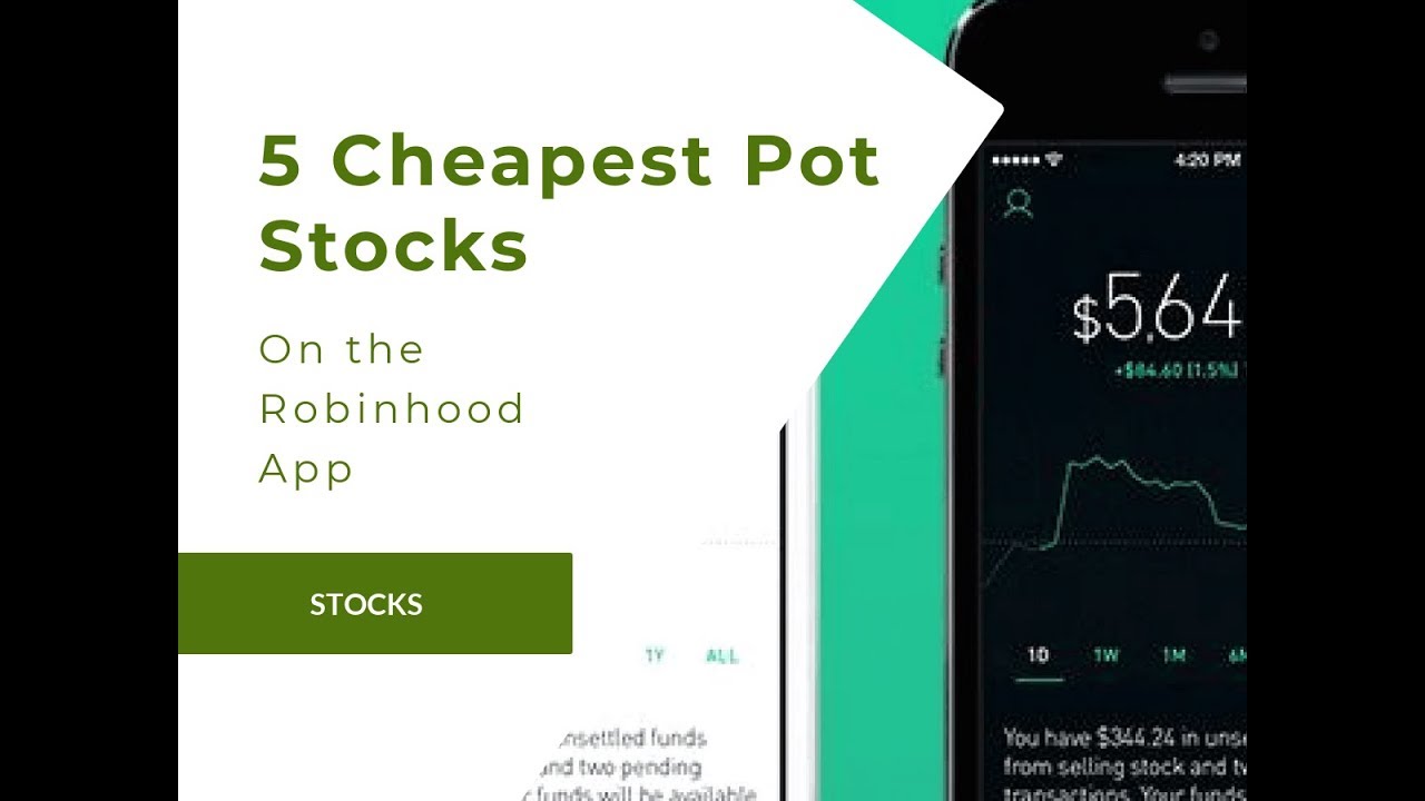 Trading Marijuana Stocks Commission-Free on the Robinhood App