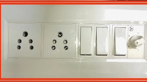 2Socket, Fan regulator, 3Switch #electric #wiring #electrical #extensionsocket