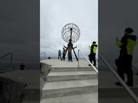My Final Stop in Norway????????: North Cape Magic ????????️????#adventure #norway #bikelife #northca